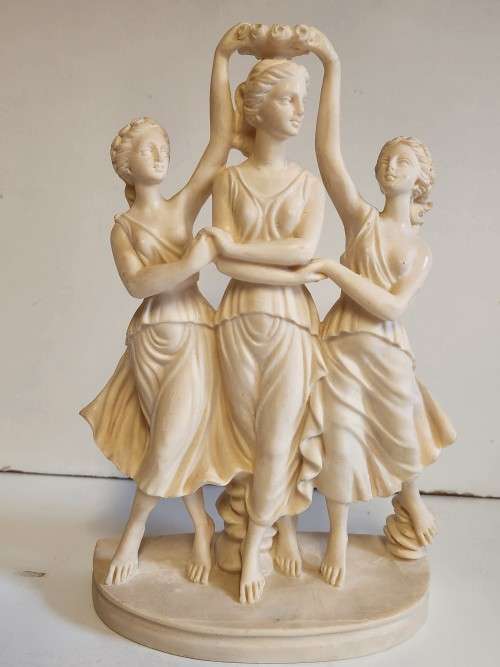 VINTAGE SANTINI CLASSIC SCULPTURE FEATURING THE THREE GRACES