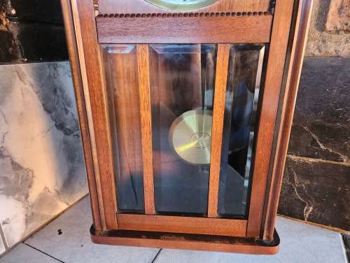ANTIQUE GUSTAV BECKER WALL CLOCK IN A WORKING CONDITION