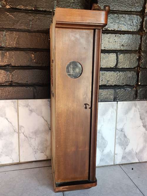 ANTIQUE GUSTAV BECKER WALL CLOCK IN A WORKING CONDITION