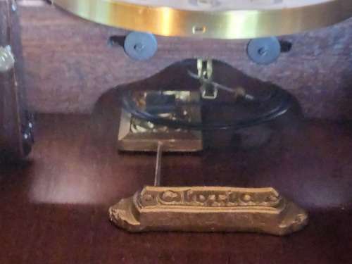 ANTIQUE GUSTAV BECKER WALL CLOCK IN A WORKING CONDITION