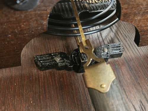 ANTIQUE REGENT MADE IN GERMANY WALL CLOCK IN A WORKING CONDITION