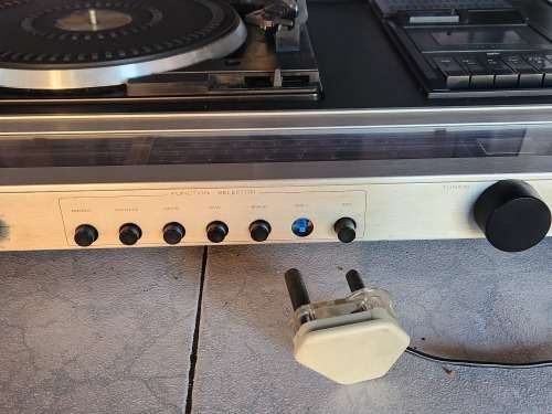 VINTAGE TELEFUNKEN BERLIN SOUND SYSTEM COMPRISING A TURNTABLE, RADIO AND TAPE-DECK