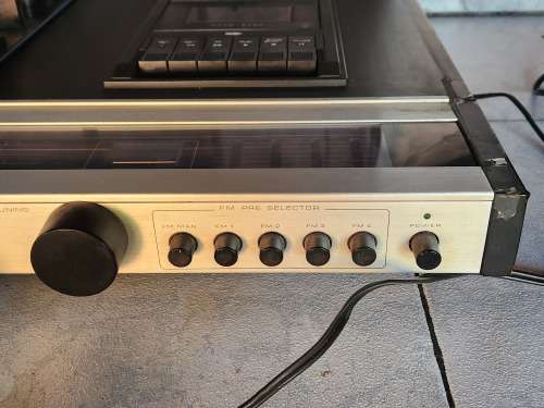 VINTAGE TELEFUNKEN BERLIN SOUND SYSTEM COMPRISING A TURNTABLE, RADIO AND TAPE-DECK