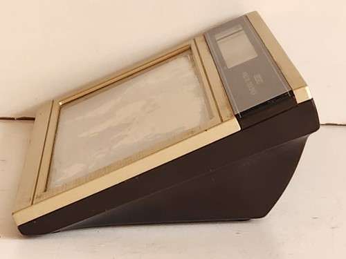 RARE VINTAGE RETRO 1980s SEIKO WORLD TIME TOUCH SENSOR MODEL QNS901G DIGITAL DESK CLOCK, WORKING
