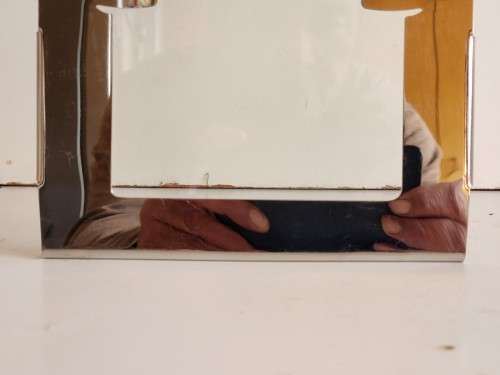 VINTAGE CARROL BOYES FUNCTIONAL ART 18/8 STAINLESS STEEL PHOTO FRAME