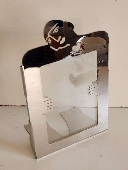 VINTAGE CARROL BOYES FUNCTIONAL ART 18/8 STAINLESS STEEL PHOTO FRAME