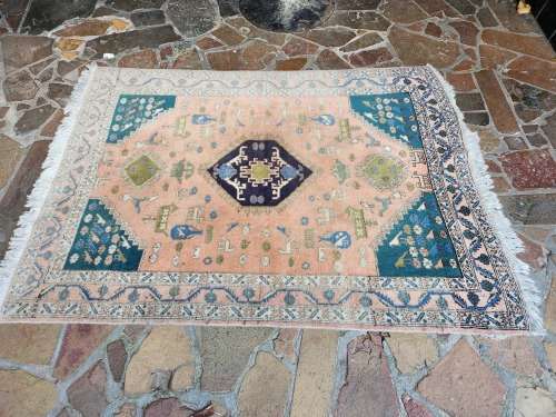 VINTAGE PURE WOOL, HAND WOVEN  PERSIAN CARPET, MEASURING 2.02 X 142 METRE