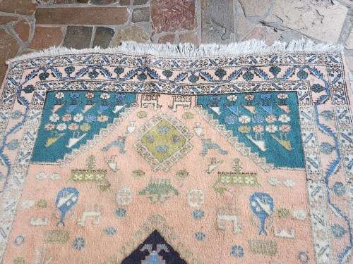 VINTAGE PURE WOOL, HAND WOVEN  PERSIAN CARPET, MEASURING 2.02 X 142 METRE