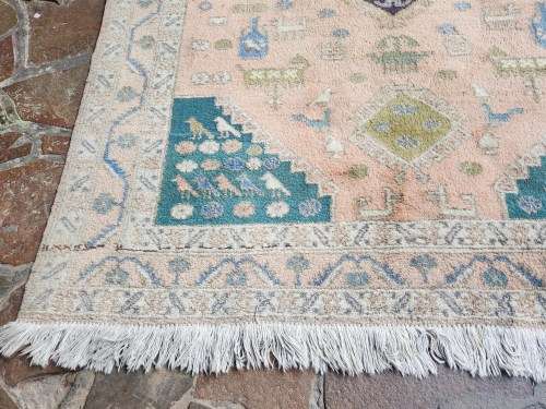 VINTAGE PURE WOOL, HAND WOVEN  PERSIAN CARPET, MEASURING 2.02 X 142 METRE