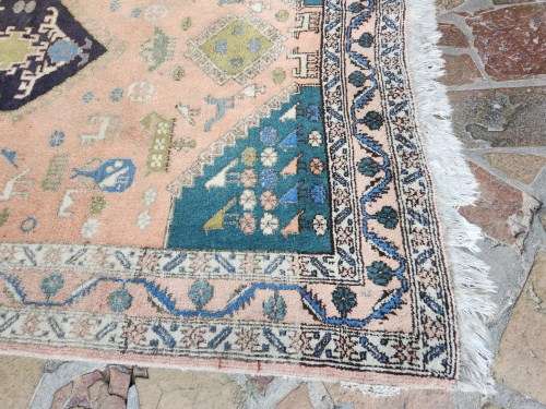 VINTAGE PURE WOOL, HAND WOVEN  PERSIAN CARPET, MEASURING 2.02 X 142 METRE