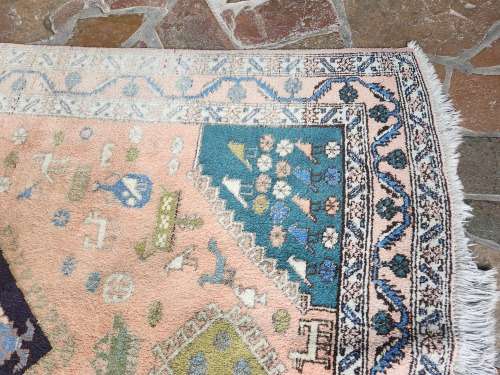 VINTAGE PURE WOOL, HAND WOVEN  PERSIAN CARPET, MEASURING 2.02 X 142 METRE