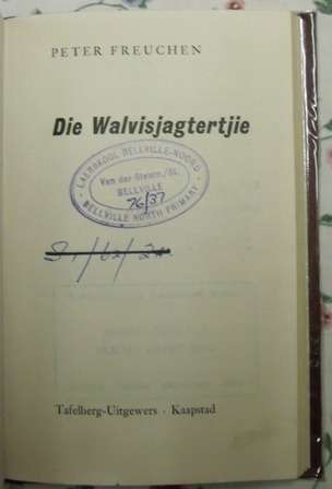 Die Walvisjagtertjie - Peter Freuchen, 1ste druk 1961 (vertaal)
