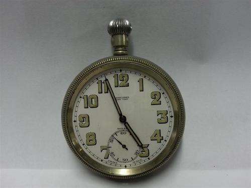 ANTIQUE ROTARY  SWISS SILVER POCKET WATCH (WORKING)