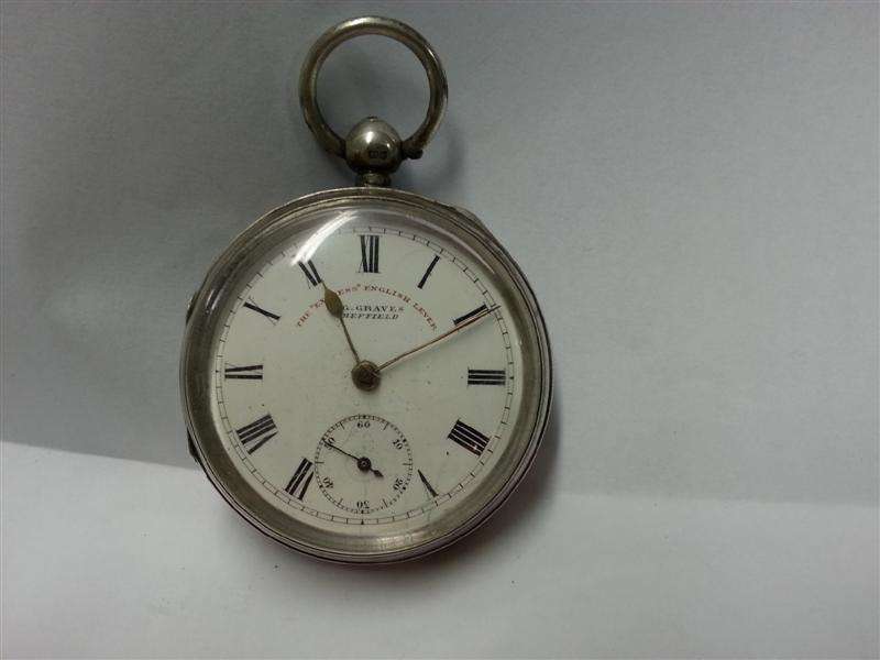 ANTIQUE  EXPRESS ENGLISH LEVER SWISS POCKETWATCH (working)