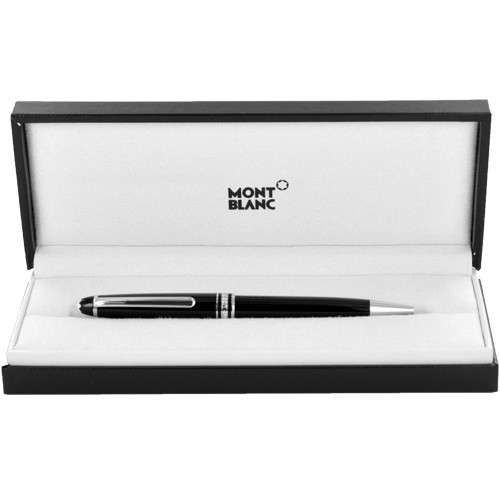 MONT BLANC MEISTERSTRUCK PLATINUM BALLPOINT PEN IN ORIGINAL BOX