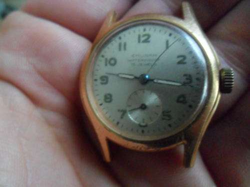 EMUNAH MILITARY GOLD AUTOMATIC GENTS WATCH