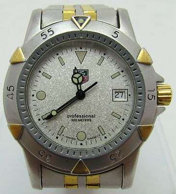 TAG HEUER GENTS 1500 TWO TONE DIVE WATCH 100% ORIGINAL