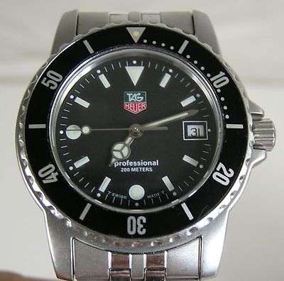 TAG HEUER PROFESSIONAL GENTS WATCH WD1210-D0