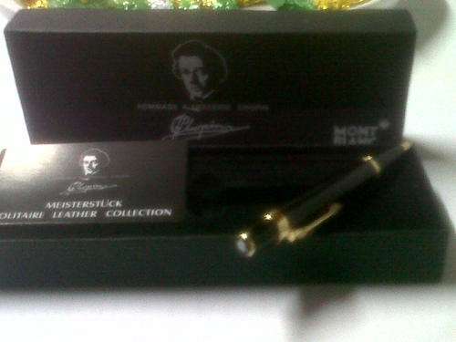 MONT BLANC 18KT CHOPIN BOHEME PEN IN ORIGINAL BOX WITH WARRANTY !!ULTRA RARE