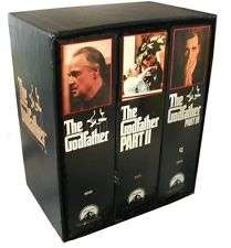 GODFATHER TRILOGY VHS BOXSET, UNUSED.