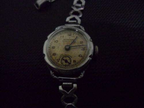 ROAMER 17JEWELS SILVER LADIES AUTOMATIC ANTIQUE WATCH
