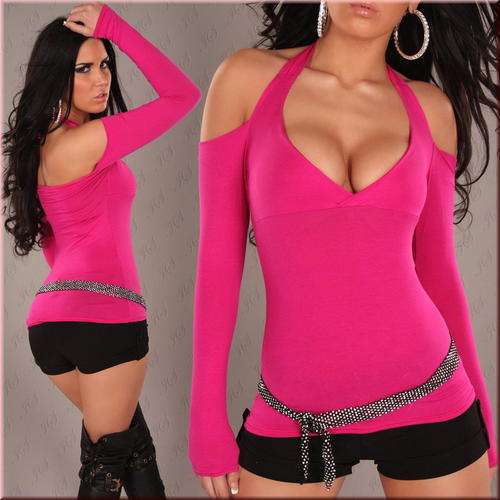 BRAND NEW - SEXY SEDUCTIVE PINK CLUB WEAR TOP
