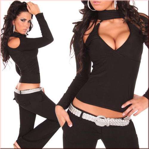 BRAND NEW - SEXY BLACK CLUB WEAR TOP