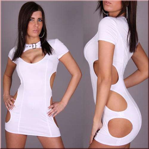 STUNNING WHITE EVENING DRESS