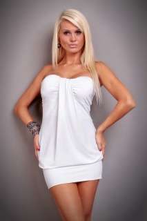 BRAND NEW - STUNNING BOOBTUBE WHITE DRESS