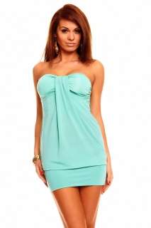BRAND NEW - STUNNING BOOBTUBE TURQUOISE  DRESS