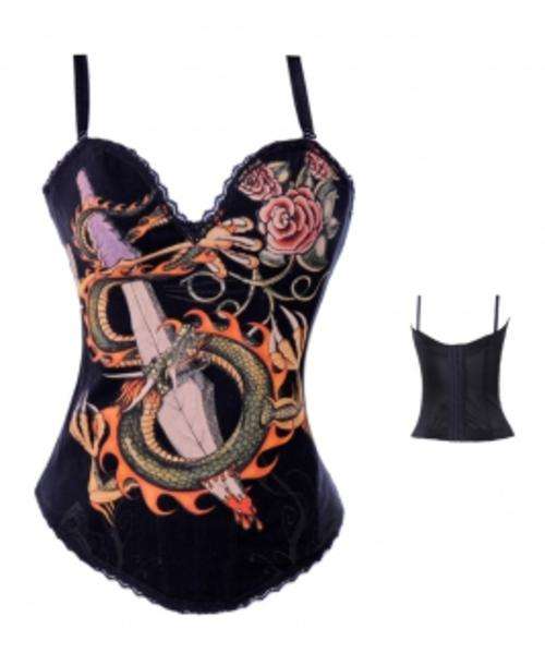 BRAND NEW - SEXY BLACK OR PINK LADIES CORSET