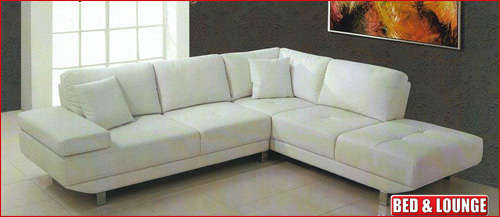 GORGEOUS BONDED LEATHER L-SHAPE LOUNGE SUITE - CHOOSE ANY COLOUR