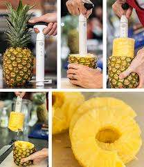 STAINLESS STEEL PINEAPPLE CORER & SLICER-Effortlessly Cores & Slices