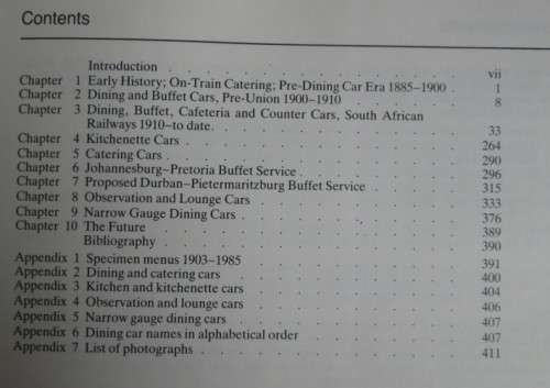 RAILWAY DINING CARS OF SOUTH AFRICA by HL PIVNIC