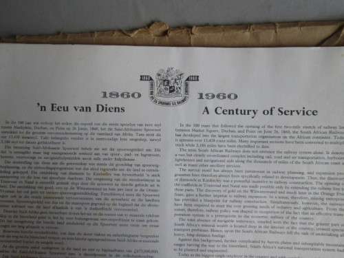 CENTENRY OF SAR 1860-1960