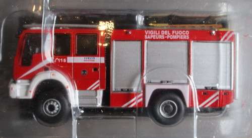 DELPRADO 1/64 SCALE - 1999 IVECO 190E FIRE ENGINE - AS NEW IN PLASTIC PACK