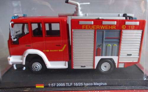 DELPRADO 1/57 SCALE - 2005 TLF 16/25 IVECO MAGIRUS  - AS NEW CARDED