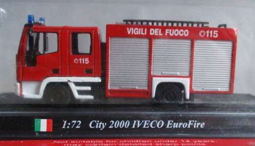 DELPRADO 1/72 SCALE - 2000 IVECO EUROFIRE - EXCELLENT CARDED