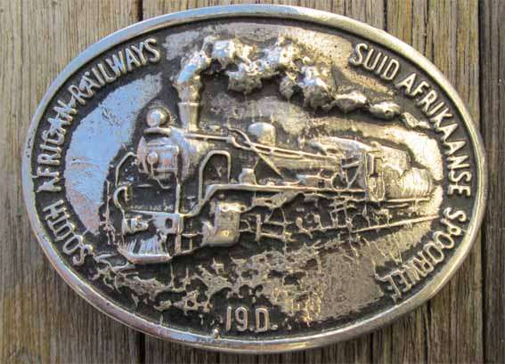 SAR BELT BUCKLE 19D STEAM LOCO