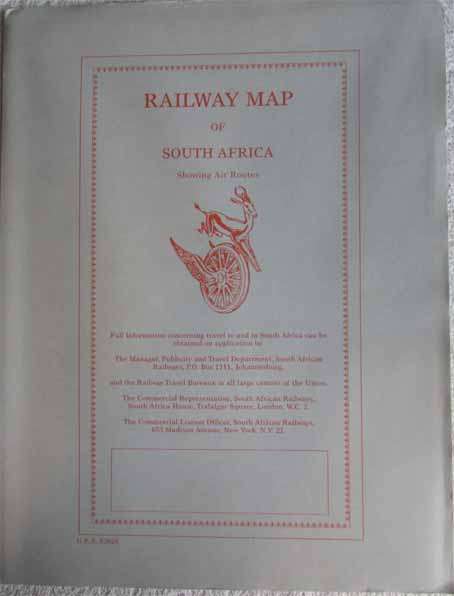 RAILWAY MAP OF SOUTH AFRICA