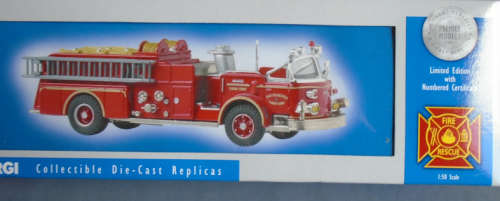 CORGI 1/50 SCALE - AMERICAN LAFRANCE TURBO CHIEF PUMPER - MINT IN BOXED