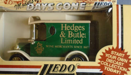 LLEDO  - HEDGES & BUTLER DELIVERY VAN - BOXED