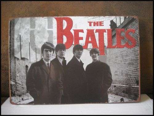 ***Beatles Metal Tin Sign***