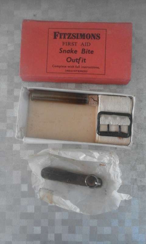 Vintage Fritzsimons Snake Bite Outfit Kit