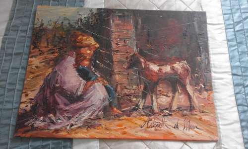 Original Antonette van der Merwe Oil Painting