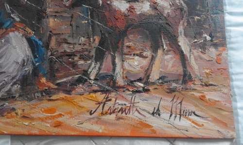 Original Antonette van der Merwe Oil Painting