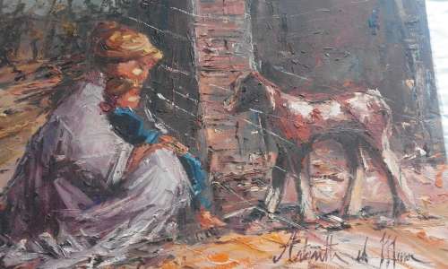 Original Antonette van der Merwe Oil Painting