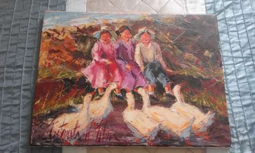 Stunning Antoinette van der Merwe  - Oil Painting