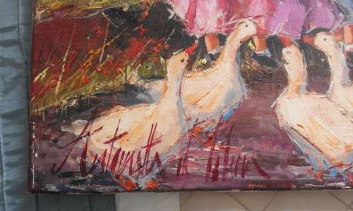 Stunning Antoinette van der Merwe  - Oil Painting