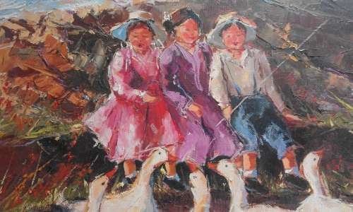 Stunning Antoinette van der Merwe  - Oil Painting